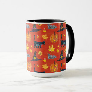 Eric Carle Caterpillar Halloween Pattern Mug