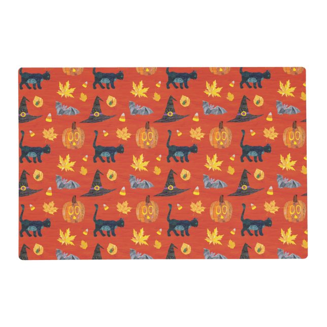 Eric Carle | Caterpillar Halloween Pattern Placemat (Front)
