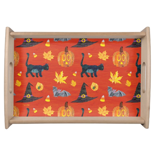 Eric Carle | Caterpillar Halloween Pattern Serving Tray (Front)