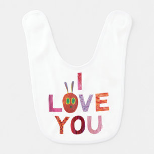 Eric Carle   Caterpillar I Love You Baby Bib