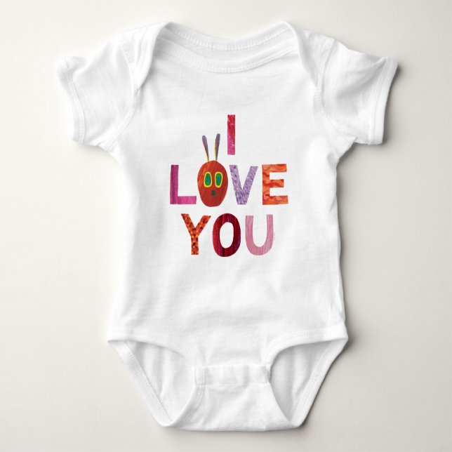 Eric Carle | Caterpillar I Love You Baby Bodysuit (Front)