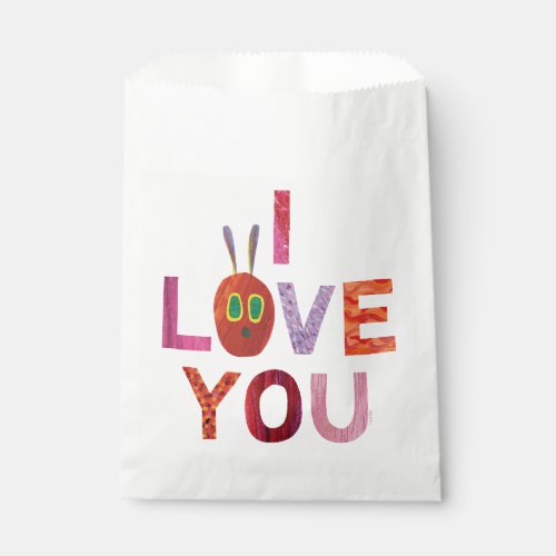 Eric Carle  Caterpillar I Love You Favor Bag