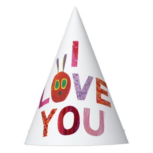 Eric Carle  Caterpillar I Love You Party Hat