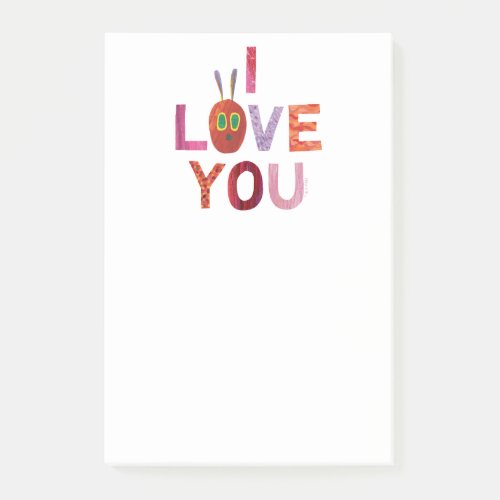 Eric Carle  Caterpillar I Love You Post_it Notes