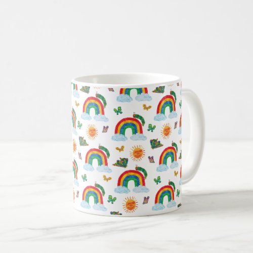 Eric Carle  Caterpillar Rainbow Butterfly Pattern Coffee Mug