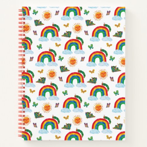 Eric Carle  Caterpillar Rainbow Butterfly Pattern Notebook