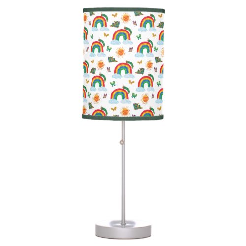 Eric Carle  Caterpillar Rainbow Butterfly Pattern Table Lamp