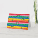 Eric Carle | Caterpillar Rainbow Stripe Pattern Card