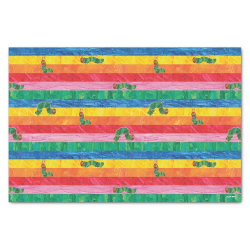 Eric Carle  Caterpillar Rainbow Stripe Pattern Tissue Paper