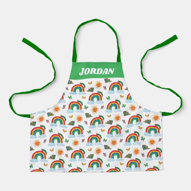 Eric Carle | Caterpillar to Rainbow Butterfly Apron (Front)