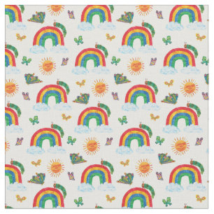 Eric Carle Caterpillar to Rainbow Butterfly Fabric