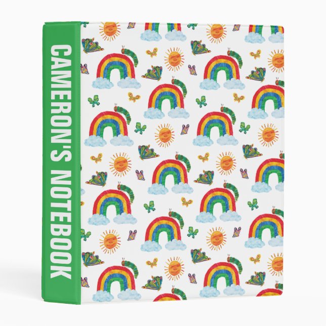 Eric Carle | Caterpillar to Rainbow Butterfly Mini Binder (Front/Spine)