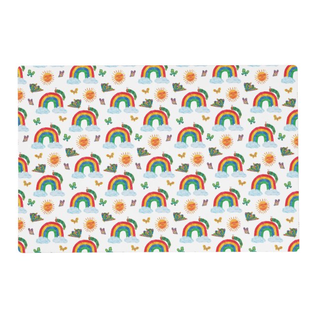 Eric Carle | Caterpillar to Rainbow Butterfly Placemat (Front)