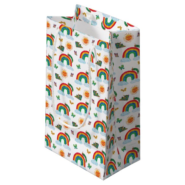 Eric Carle | Caterpillar to Rainbow Butterfly Small Gift Bag (Front Angled)