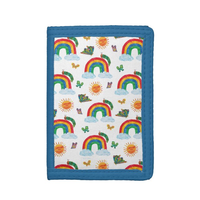 Eric Carle | Caterpillar to Rainbow Butterfly Trifold Wallet (Front Vertical)