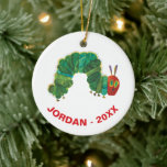 Eric Carle Christmas Caterpillar Ceramic Ornament