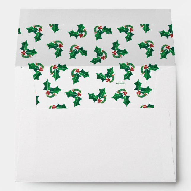 Eric Carle Christmas Caterpillar Envelope (Back (Bottom))