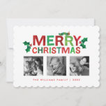 Eric Carle Christmas Caterpillar Holiday Card