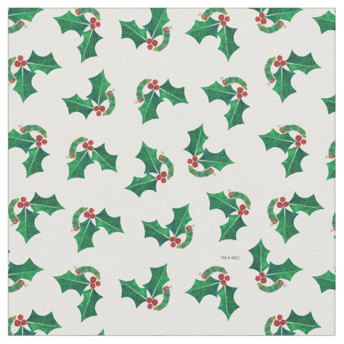 Eric Carle  Christmas Caterpillar Pattern Fabric