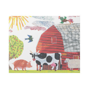Eric Carle Colorful Farm Scene Gallery Wrap