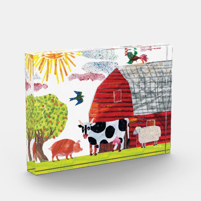 Eric Carle | Colorful Farm Scene Photo Block (Left)