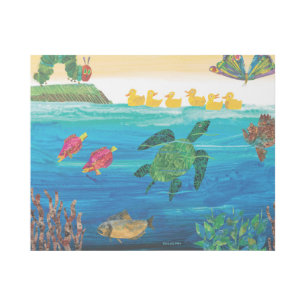 Eric Carle Colorful Pond Scene Gallery Wrap