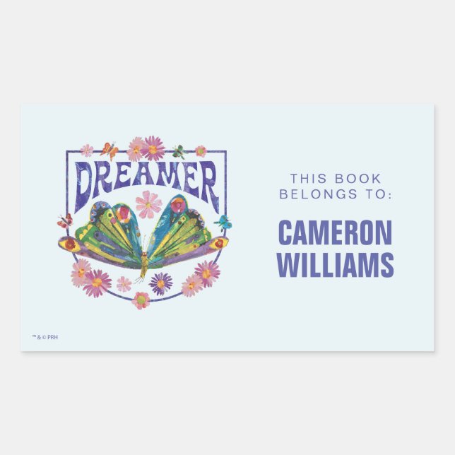Eric Carle | Dreamer Rectangular Sticker (Front)