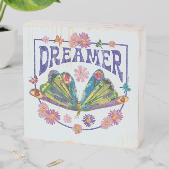 Eric Carle | Dreamer Wooden Box Sign (In Situ Vertical)