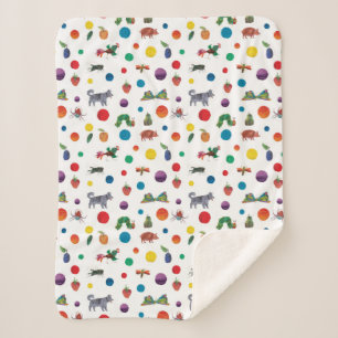 Eric Carle   Eric Carle Animals Pattern Sherpa Blanket