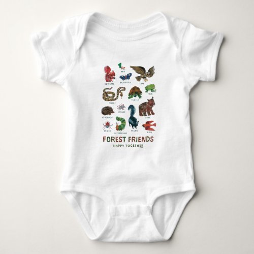 Eric Carle  Forest Friends Happy Togeather Baby Bodysuit