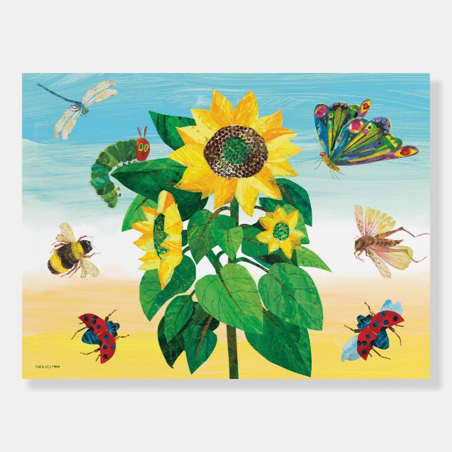 Eric Carle | Garden Flower Scene Foam Board (Front)