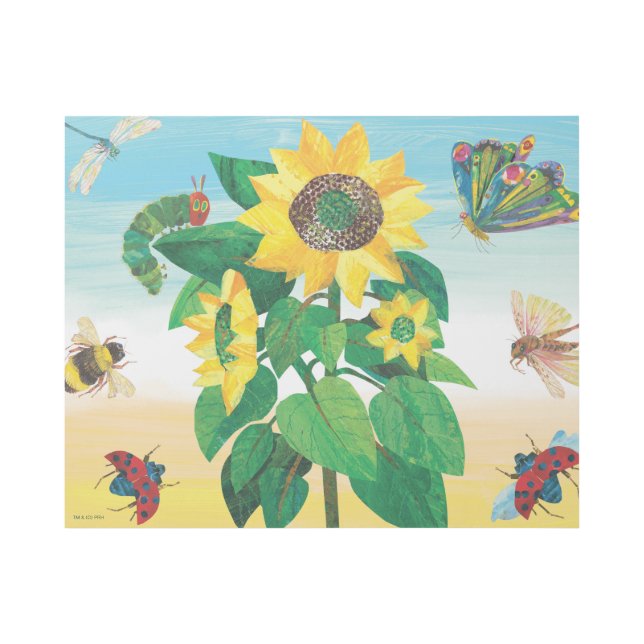 Eric Carle | Garden Flower Scene Gallery Wrap (Front)