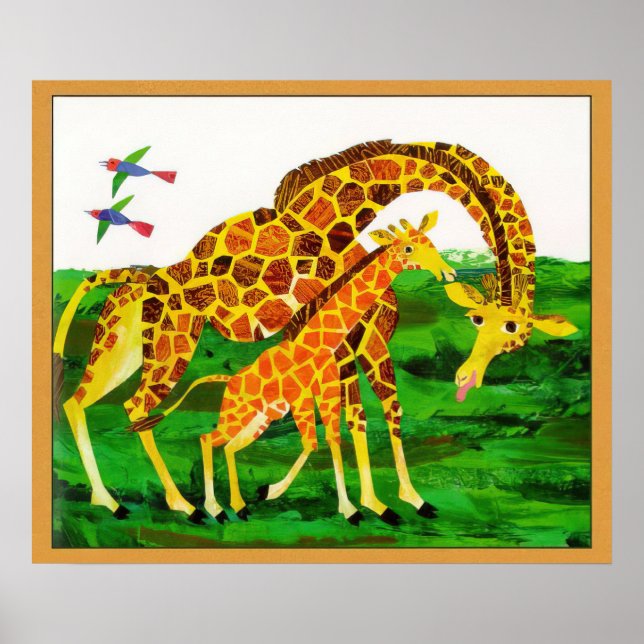 Eric Carle -  Giraffe Poster (Front)