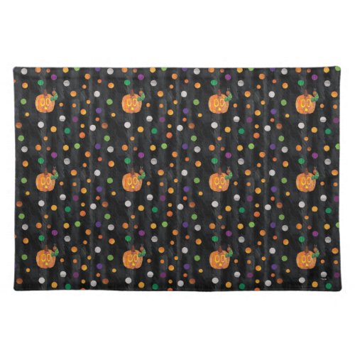 Eric Carle  Halloween Polka Dot Pattern Cloth Placemat