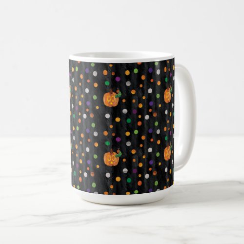 Eric Carle  Halloween Polka Dot Pattern Coffee Mug