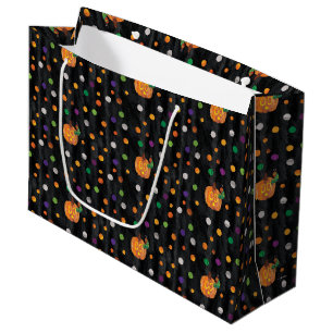 Eric Carle Halloween Polka Dot Pattern Large Gift Bag