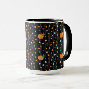 Eric Carle Halloween Polka Dot Pattern Mug