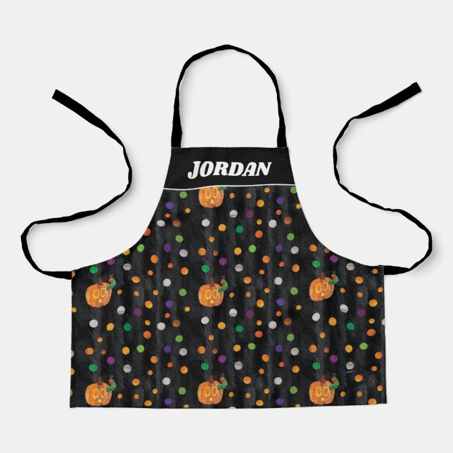 Eric Carle | Halloween Polka Dot | Personalize Apron (Front)