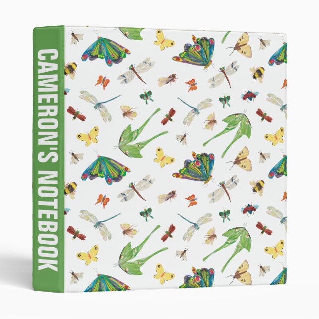 Eric Carle | Isn't Life Beautiful? Pattern 3 Ring Binder (Front/Spine)