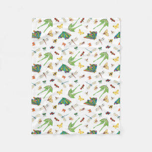 Eric Carle Isn't Life Beautiful? Pattern Fleece Blanket