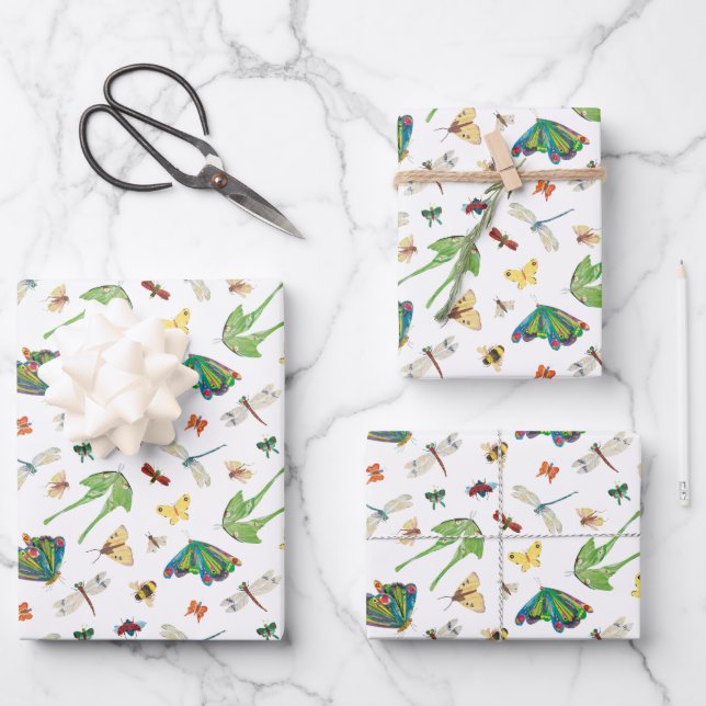 Eric Carle | Isn't Life Beautiful? Pattern Wrapping Paper Sheets (Front)