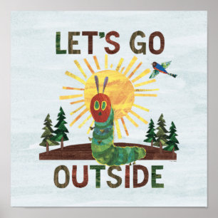 Eric Carle Let’s Go Outside Poster