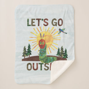 Eric Carle Let’s Go Outside Sherpa Blanket