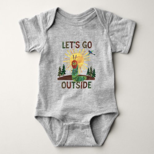 Eric Carle  Lets Go Outside Baby Bodysuit