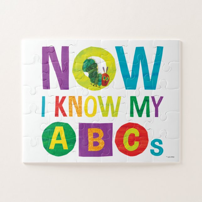 Eric Carle | Now I Know My ABCs - Kids Jigsaw Puzzle (Horizontal)