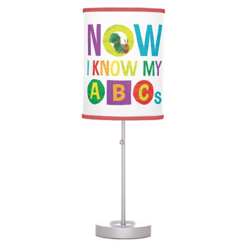 Eric Carle  Now I Know My ABCs Table Lamp