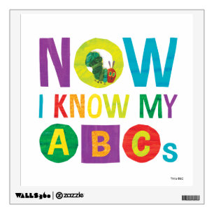 Eric Carle Now I Know My ABCs Wall Decal