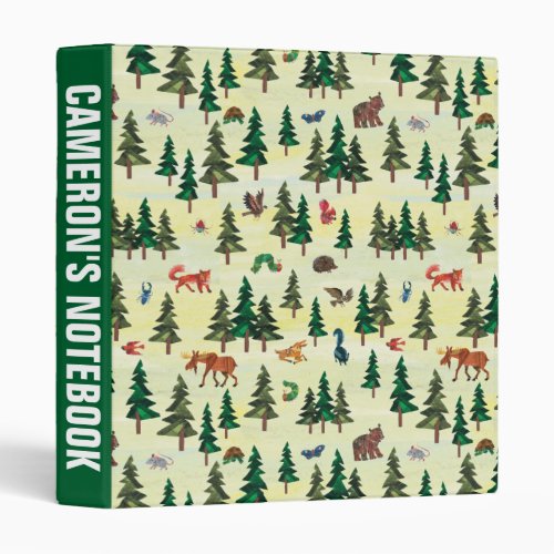 Eric Carle  Ready for Forest Fun  Add Name 3 Ring Binder