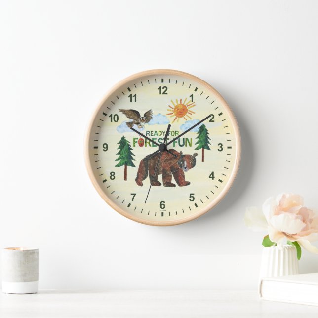 Eric Carle | Ready for Forest Fun Clock (Home)