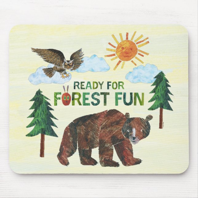 Eric Carle | Ready for Forest Fun Mouse Pad (Front)